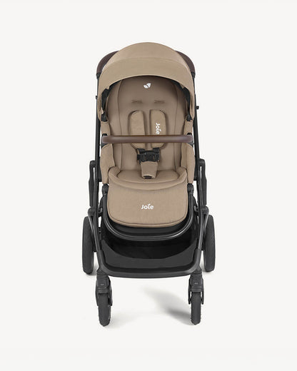 Joie Elara Stroller-Reversible & Flat Reclining Seat-Height Adjustable Parent Handle Bar-One Hand Fold-6 Months Warranty-For 0 to 4Y (Upto 22 kg)-Cashew