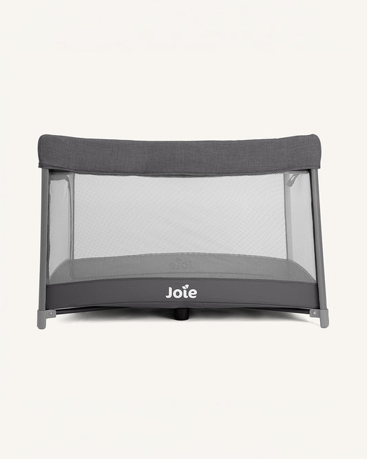 Joie Amigo Travel Cot-One Hand Fold-Removable Bassinet-Includes Travel Bag-For 0 to 3Y (Upto 15 kg)-Thunder