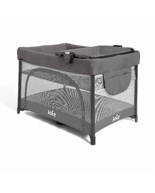 Joie Sesame LX Playard-With Bassinet & Changer-One Hand Fold-Includes Travel Bag-For 0 to 3Y (Upto 15 kg)-Thunder