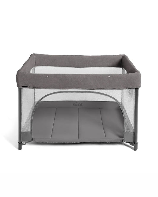 Joie Sesame LX Playard-With Bassinet & Changer-One Hand Fold-Includes Travel Bag-For 0 to 3Y (Upto 15 kg)-Thunder
