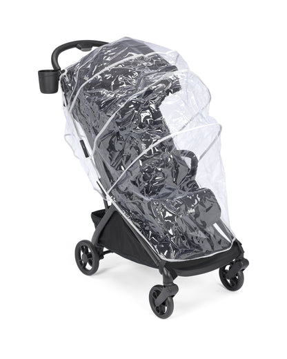 Joie Porto Cabin Friendly Stroller-One Hand Fold-Flat Reclining Seat-Car Seat Compatible-6 Months Warranty-For to 4Y (Upto 22 Kg)-Raven