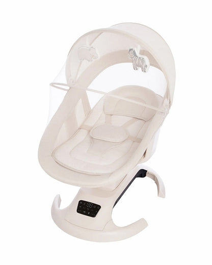 Mastela Ori Euphoria 3D Swing & Rocker-5 Point Harness-Breathable mesh sides & soft headrest- For 0 to 36M (Upto 15 Kg)-Bronze