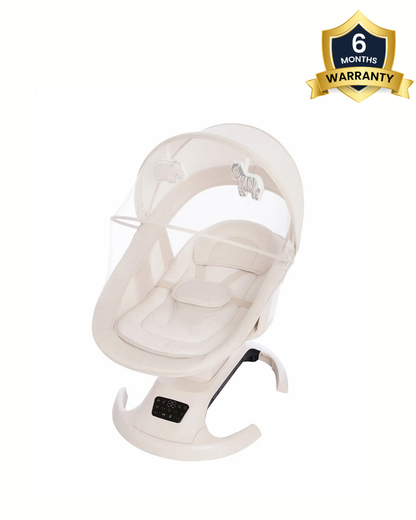 Mastela Ori Euphoria 3D Swing & Rocker-5 Point Harness-Breathable mesh sides & soft headrest- For 0 to 36M (Upto 15 Kg)-Bronze