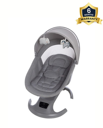 Mastela Ori Euphoria 3D Swing & Rocker-5 Point Harness-Breathable mesh sides & soft headrest- For 0 to 36M (Upto 15 Kg)-Grey