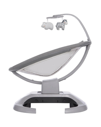 Mastela Lullaby Orbit Swing & Rocker-5 Point Harness-12 Built In Melodies-For 0 to 6M (Upto 9 Kg)-Grey