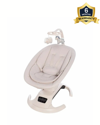 Mastela Lullaby Orbit Swing & Rocker-5 Point Harness-12 Built In Melodies-For 0 to 6M (Upto 9 Kg)-Bronze