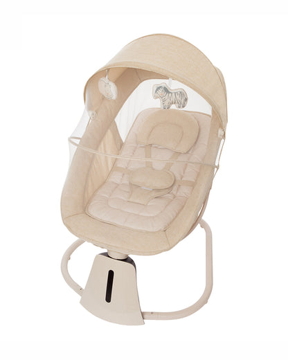 Mastela 3 in 1 Aura Deluxe Bassinet-5 Point Harness-12 Built In Melodies-For 0 to 36M (Upto 15 Kg)-Bronze