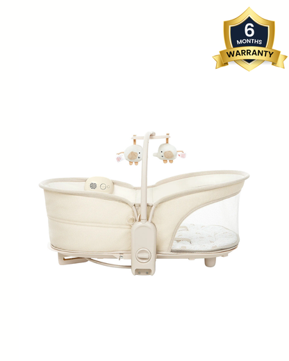 Mastela Orbelle Multi Role Cradle-5 Point Harness-3 in 1 Design-For 0 to 6M (Upto 9 Kg)-Beige