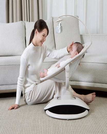 Mastela OrboDream 360 Degree Cradle-12 Built In Melodies-Breathable Mesh Sides-For 0 to 36M (Upto 9 Kg)-Beige