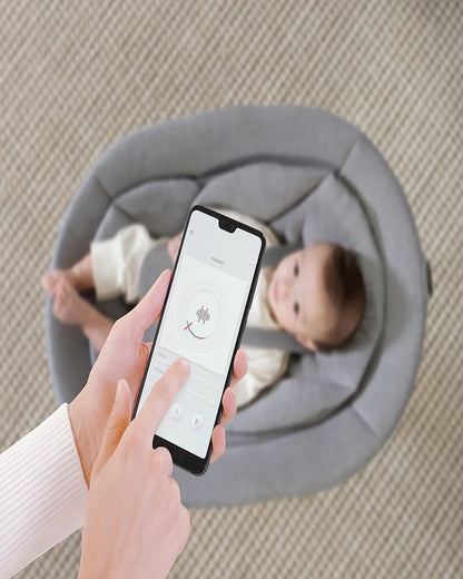 Mastela OrboDream 360 Degree Cradle-12 Built In Melodies-Breathable Mesh Sides-For 0 to 36M (Upto 9 Kg)-Grey