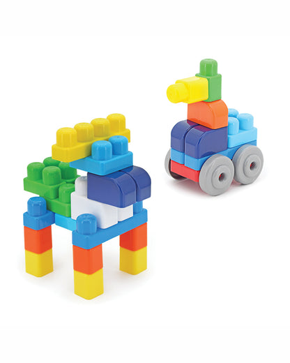 Sunta Little Kitty Building Blocks-30 Colorful Pieces in Storage Box-Promotes Creativity & Motor Skills-18M+