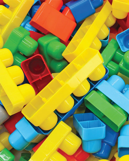 Sunta Little Kitty Building Blocks-30 Colorful Pieces in Storage Box-Promotes Creativity & Motor Skills-18M+