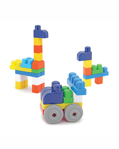 Sunta Little Elephant Building Blocks-30 Colorful Pieces in Storage Box-Promotes Creativity & Motor Skills-18M+