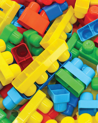 Sunta Little Elephant Building Blocks-30 Colorful Pieces in Storage Box-Promotes Creativity & Motor Skills-18M+