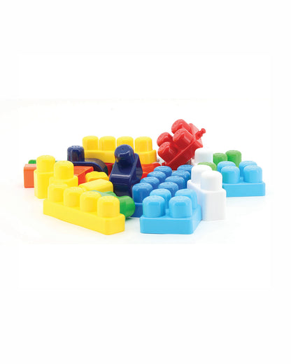 Sunta Little Elephant Building Blocks-30 Colorful Pieces in Storage Box-Promotes Creativity & Motor Skills-18M+