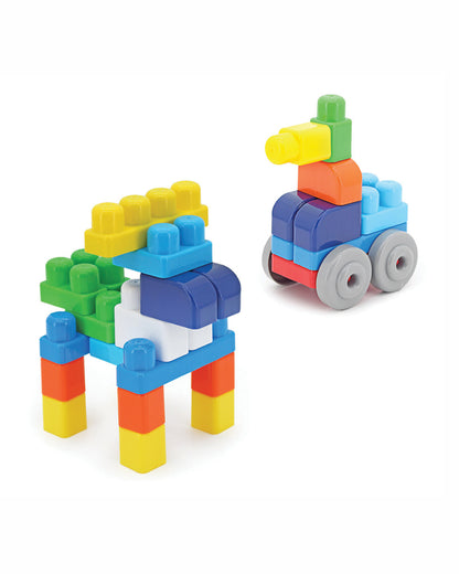 Sunta Little Tiger Building Blocks-30 Colorful Pieces in Storage Box-Promotes Creativity & Motor Skills-18M+