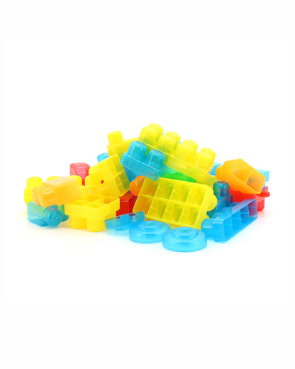 Sunta How Tall is Giraffe Building Blocks-68 Large Blocks with Round Edges-Boosts Creativity & Motor Skills-18M+