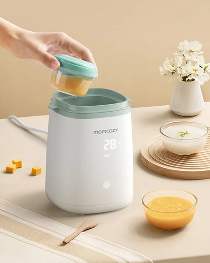 Momcozy 6-in-1 Fast Baby Bottle Warmer with Steam Heating & 24-Hour Constant Warming-Program Memory and Touch LED Control