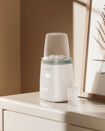Momcozy 6-in-1 Fast Baby Bottle Warmer with Steam Heating & 24-Hour Constant Warming-Program Memory and Touch LED Control