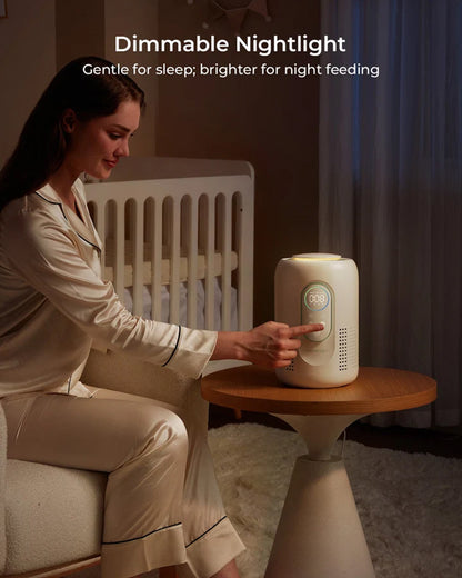 Momcozy Cozy Breath Baby Air Purifier with Real-Time Air Quality Monitoring & Quad-Layer Filtration System-Ultra-Quiet Operation & Smart Filter Replacement Reminder