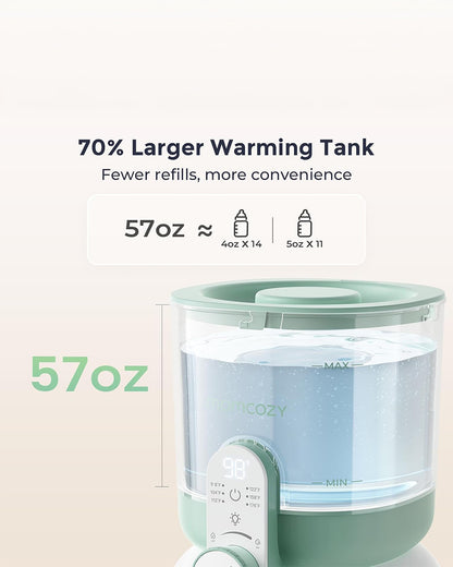 Momcozy Instant Water Warmer & Formula Dispenser with 6 Temperature Settings & Precise Water Flow Control-Dual Lights for Night Feeding