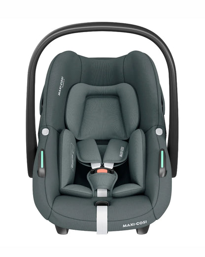 Maxi Cosi Pebble S Rear Facing Baby Car Seat-G CELL Side Impact Protection-Click and Go Installation-For 0 to 15M-(Upto 13Kg)-Tonal Graphite