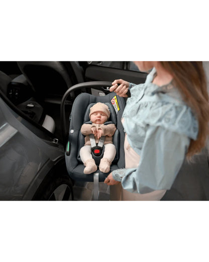 Maxi Cosi Pebble S Rear Facing Baby Car Seat-G CELL Side Impact Protection-Click and Go Installation-For 0 to 15M-(Upto 13Kg)-Tonal Graphite
