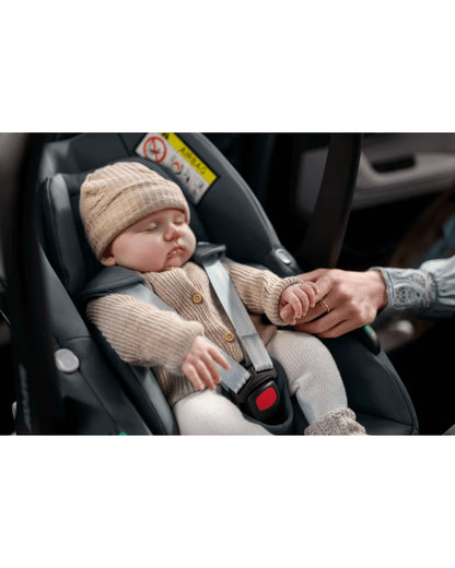 Maxi Cosi Pebble S Rear Facing Baby Car Seat-G CELL Side Impact Protection-Click and Go Installation-For 0 to 15M-(Upto 13Kg)-Tonal Graphite