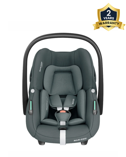 Maxi Cosi Pebble S Rear Facing Baby Car Seat-G CELL Side Impact Protection-Click and Go Installation-For 0 to 15M-(Upto 13Kg)-Tonal Graphite