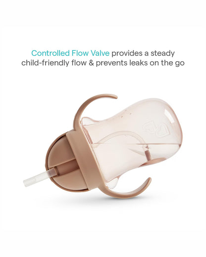 Munchkin Weighted Straw Cup-Patented Click Lock Lid-Weighted Straw & Spillproof-Dog-300ml-9M+
