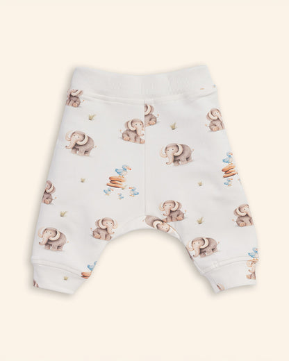 Tiny Twig Off-White Jogger-Little Wonders-Cotton-For Infants
