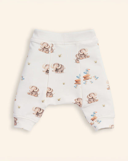 Tiny Twig Off-White Jogger-Little Wonders-Cotton-For Infants