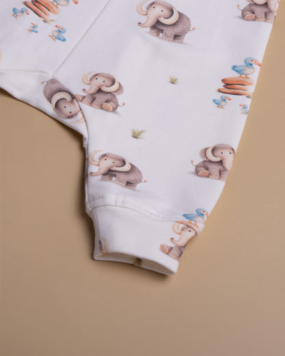 Tiny Twig Off-White Jogger-Little Wonders-Cotton-For Infants