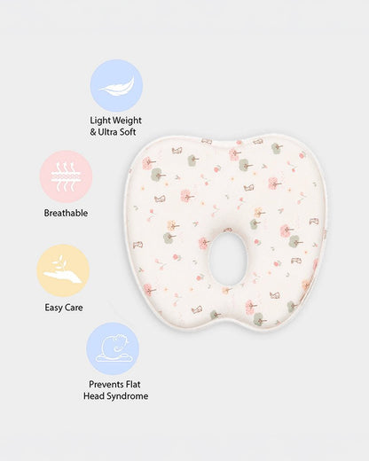 Mi Arcus Baby Memory Foam Pillow-Prevents Flat Head Syndrome-Eases Neck Tension of Baby-Bonjour Spring-For Infants