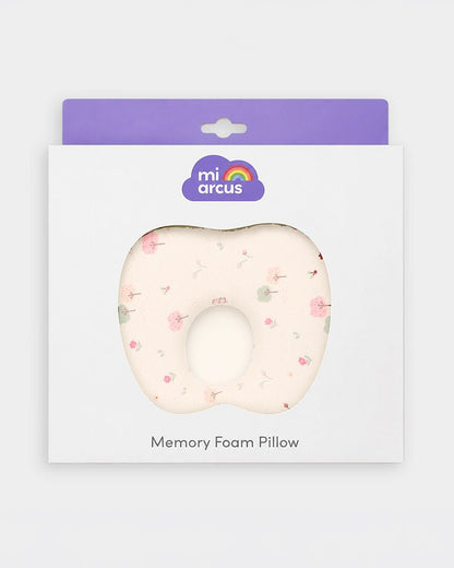 Mi Arcus Baby Memory Foam Pillow-Prevents Flat Head Syndrome-Eases Neck Tension of Baby-Bonjour Spring-For Infants