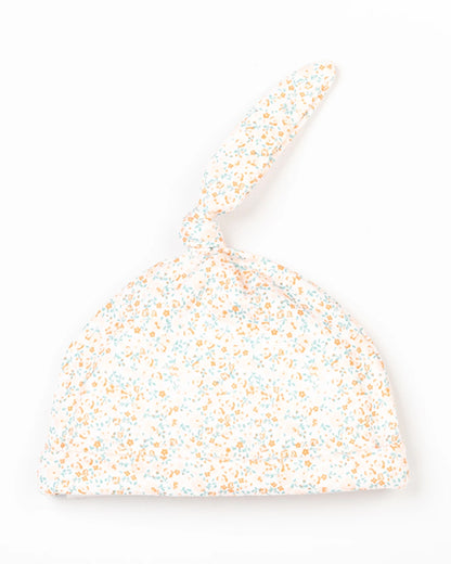 BeeLittle Multicolor Cap, Booties & Mittens-Flowers Everywhere-Cotton-For Infants