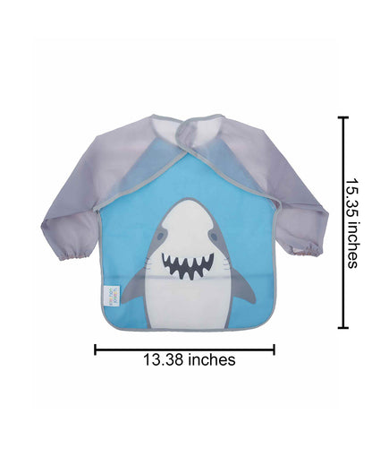 Stephen Joseph Art Smock Apron-Shark-For Messy Playtime-18M+