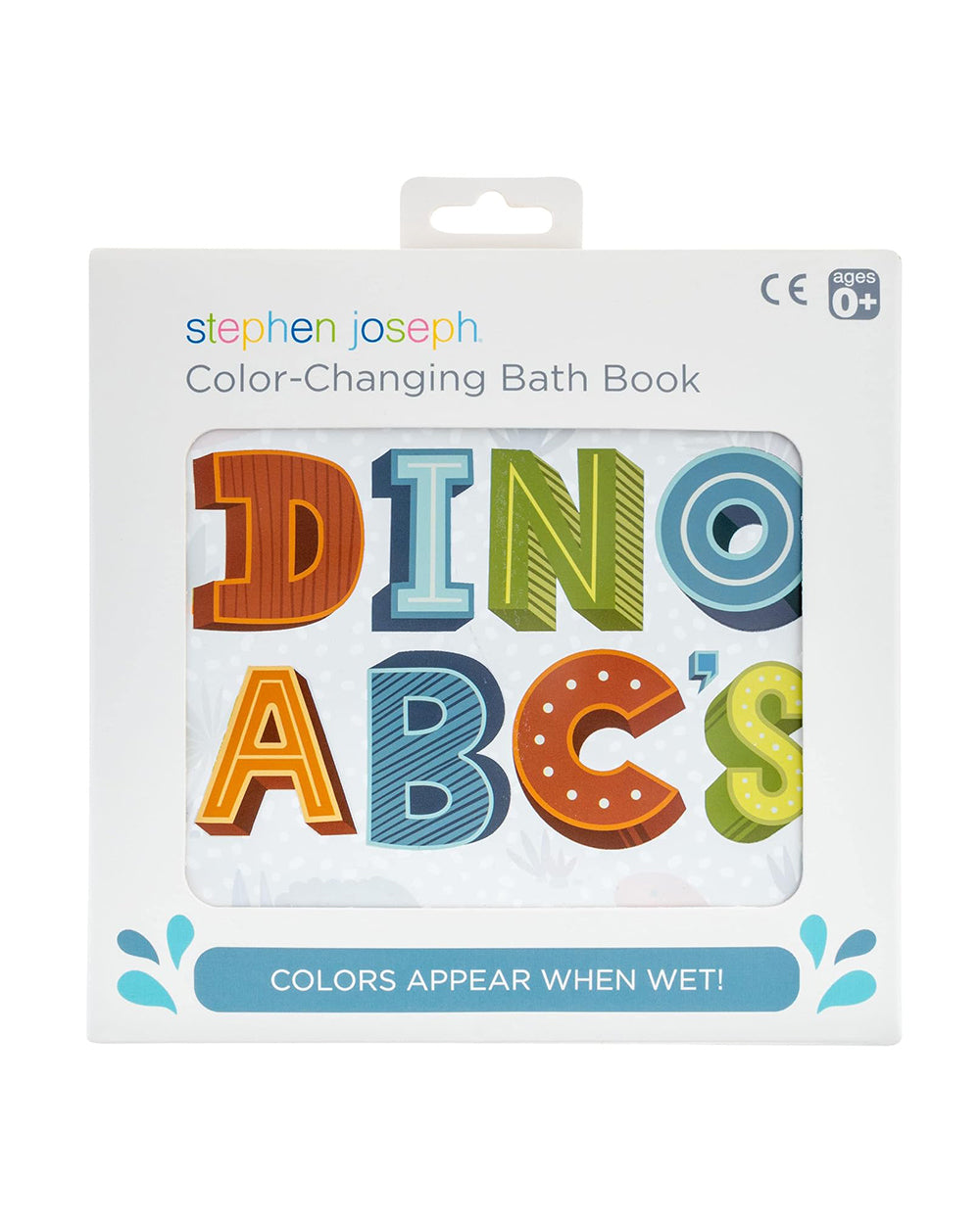 Stephen Joseph Dino Colour Changing BookBath ToyFloating Pool Toys