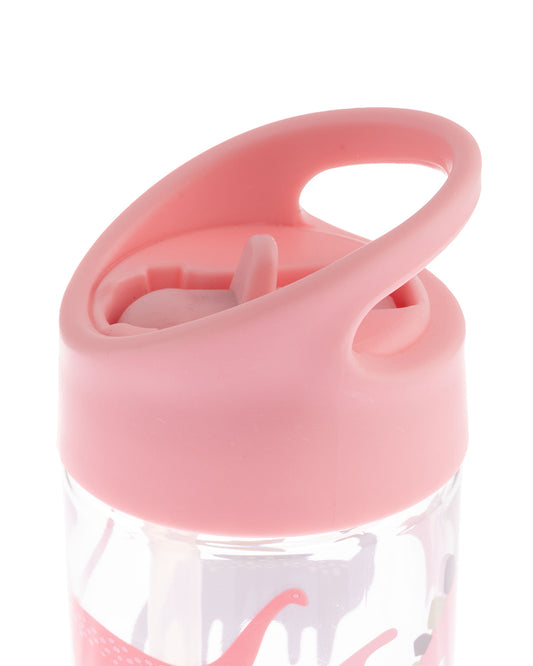 Stephen Joseph-Pink Dino-Flip Top Straw Sipper-Easy to Hold