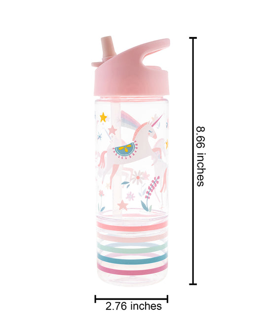 Stephen Joseph-Unicorn-Sip and Snack Straw Sipper-With Snack Container