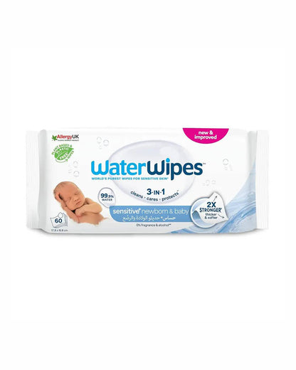 WaterWipes 99.9% Purified Water Sensitive Baby Wet Wipes