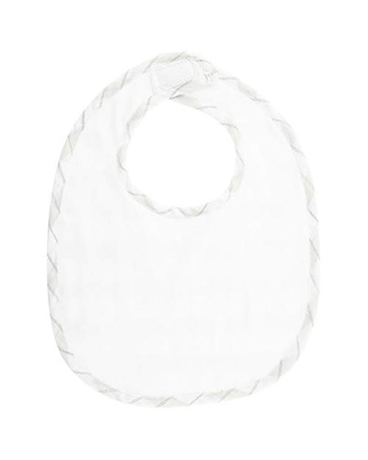 Stephen Joseph 100% Organic Cotton Muslin Bib Set-With Spoon-Pack of 2-For Infants