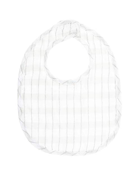 Stephen Joseph 100% Organic Cotton Muslin Bib Set-With Spoon-Pack of 2-For Infants