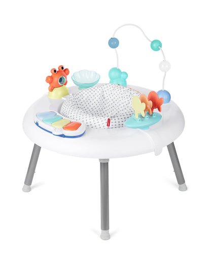 Skip Hop Seascape 2-in-1 Activity Centre-3 Stages with 20 Developmental Activities & 4 Height Settings with 360 Degree Rotating Seat-4M+