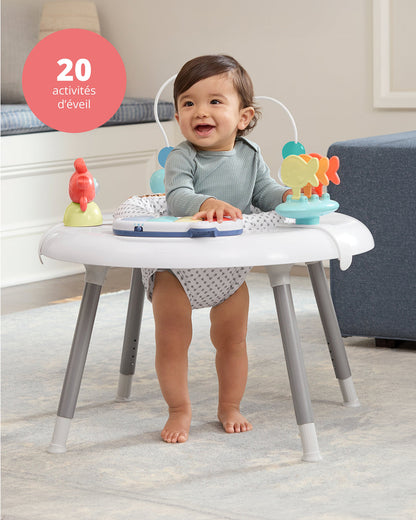 Skip Hop Seascape 2-in-1 Activity Centre-3 Stages with 20 Developmental Activities & 4 Height Settings with 360 Degree Rotating Seat-4M+
