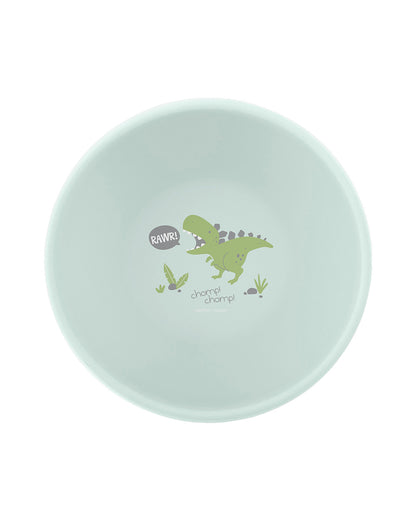 Stephen Joseph Silicone Bowl-Dino-With Suction Base-For Feeding Infants