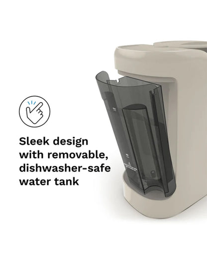 Baby Brezza Formula Pro Advanced Formula Dispenser-Instant Warm Formula with 3 Temperature Settings-Adjustable Serving Size(60-300 ml)-Accurate Mixing-Airtight Formula Storage-Removable & Dishwasher Safe Water Tank-Oatmeal