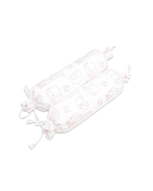 Masilo Always Be My Baby Pink Baby Bedding Set-GOTS Certified Organic Cotton-Pack of 4-Mini Cot Gift Set For Infants