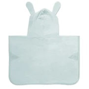 Masilo Hooded Baby Poncho Bath Towel-100% Organic Cotton Muslin-Bunny