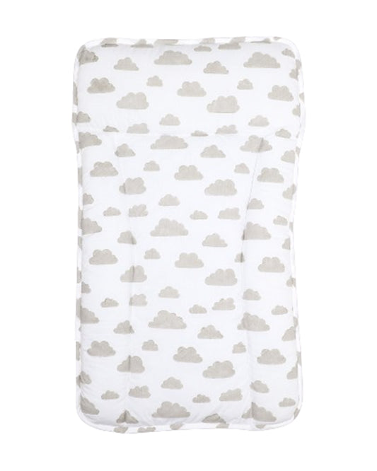 Masilo Diaper Changing Mat-Reversible-GOTS Certified Organic Cotton-Cloud Grey